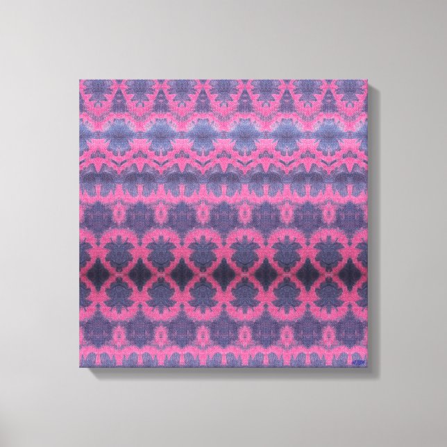 Impressão em Tela Esticada Indigo Pink II (Frente)