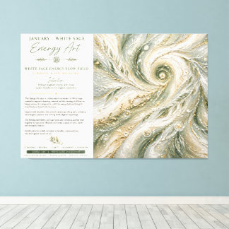 Impressão em Tela Esticada Janeiro — Energia da Sa