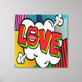 Impressão em Tela Esticada LOVE