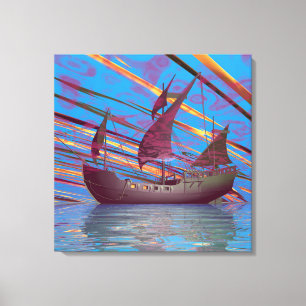 Impressão em Tela Esticada Mary Celeste
