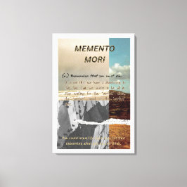Impressão em Tela Esticada Memento Mori