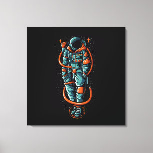 Impressão em Tela Esticada Status de Astronauta