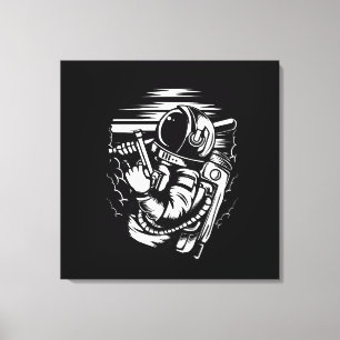 Impressão em Tela Esticada Status de Astronauta