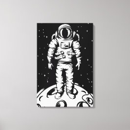 Impressão em Tela Esticada Status de Astronauta