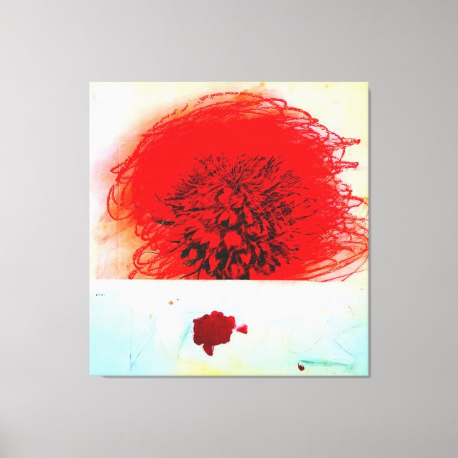 Impressão Em Tela estilo artístico de Cy Twombly (Frente)