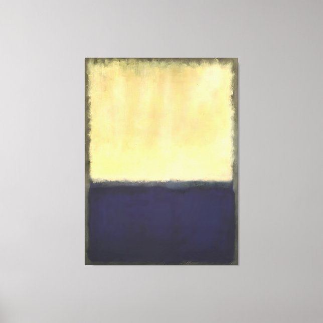 Impressão Em Tela estilo artístico de Mark Rothko (Frente)