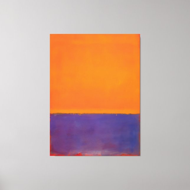 Impressão Em Tela Estilo artístico de Mark Rothko (Frente)