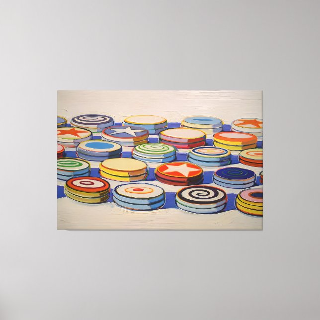 Impressão Em Tela estilo artístico de Wayne Thiebaud (Frente)
