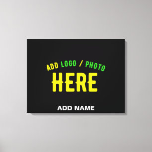 IMPRESSÃO EM TELA ESTILO MODERNO PERSONALIZÁVEL PRETO VERIFICADO COM