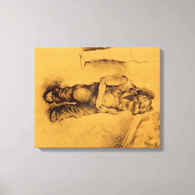 Impressão Em Tela Estou perdido (Frente)