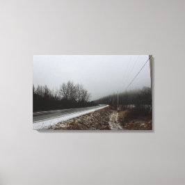 Impressão Em Tela Estrada ao abismo