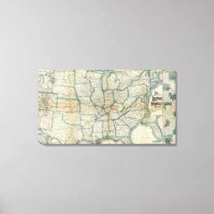 Impressão Em Tela Estrada de ferro de Louisville e de Nashville