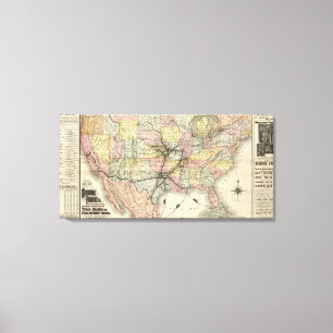 Impressão Em Tela Estrada de ferro de Missouri o Pacífico