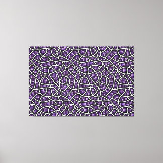 Impressão Em Tela Estranho Zen Stretch Imprime Abstrato roxo