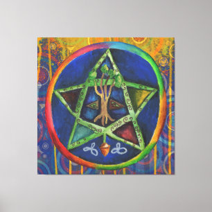 Impressão Em Tela Estrela da Verdade Celta