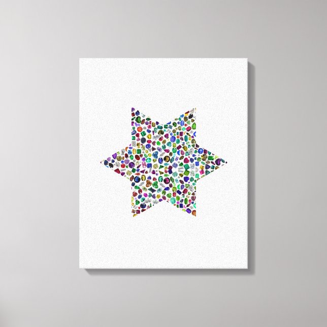 Impressão Em Tela Estrela de Davi (Frente)