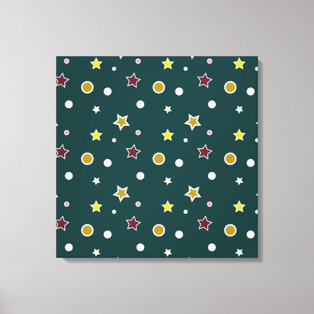 Impressão Em Tela Estrelas (Frente)