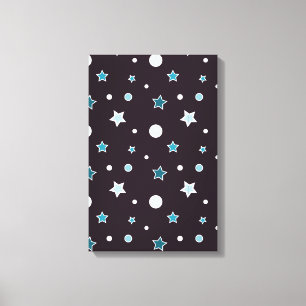 Impressão Em Tela Estrelas