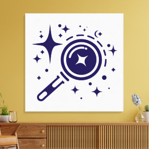 Impressão Em Tela Estrelas emblem Twinkle, farol da era digital