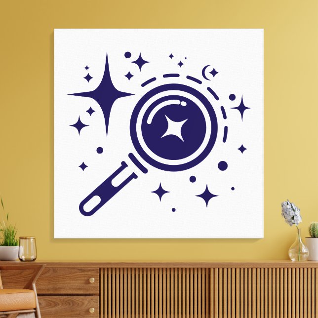 Impressão Em Tela Estrelas emblem Twinkle, farol da era digital (Insitu(Sala de estar))