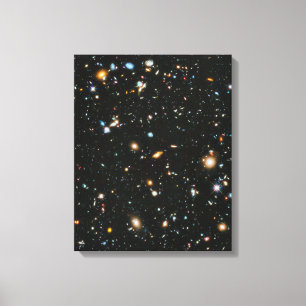 Impressão Em Tela Estrelas no espaço - campo ultra profundo de