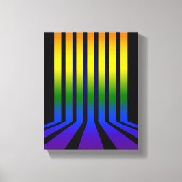 Impressão Em Tela Estrias arco-íris