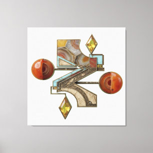 Impressão Em Tela Estudo 8. Farol 3d.