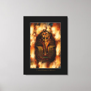 Impressão Em Tela Estudo de Arte do Faraó Tutankhamen no Egito II