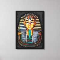 Estudo de Arte do Pharaoh Tutankhamen egípcio