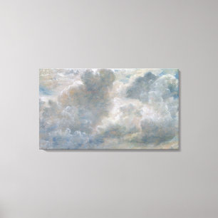 Impressão Em Tela Estudo de nuvens de Cumulus, 1822 (óleo em o