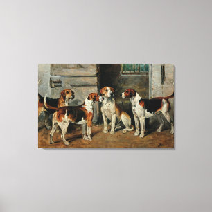 Impressão Em Tela Estudo dos cães