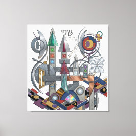 Impressão Em Tela Estudo nº 16 "Astral Pilot" ver.3