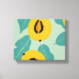 Impressão Em Tela Estudo Papaya