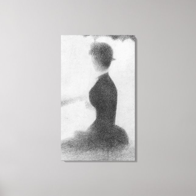 Impressão Em Tela Estudo para domingo à tarde (Frente)