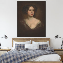 Impressão Em Tela Estudo para um Retrato de uma Mulher (1670s)