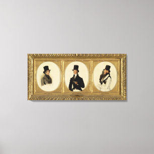 Impressão Em Tela Estudos para os retratos do senhor Eglinton,