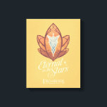 Impressão Em Tela Eternal as the Stars Evenstar Graphic<br><div class="desc">Celebrate the timeless romance between Arwen and Aragorn with this elegant Lord of the Rings™ Evenstar design. Featuring a beautifully stylized Evenstar motif with delicate, flowing linework and warm autumnal tones, the artwork represents love and hope. Below, the phrase “Eternal as the Stars” adds a poetic touch, capturing the everlasting...</div>