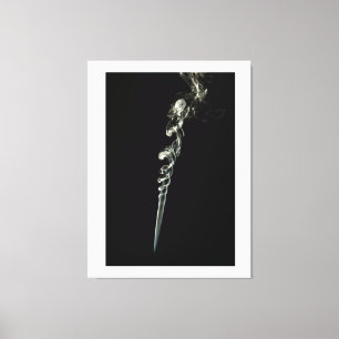 Impressão Em Tela Ethereal Dance of Incense Smoke