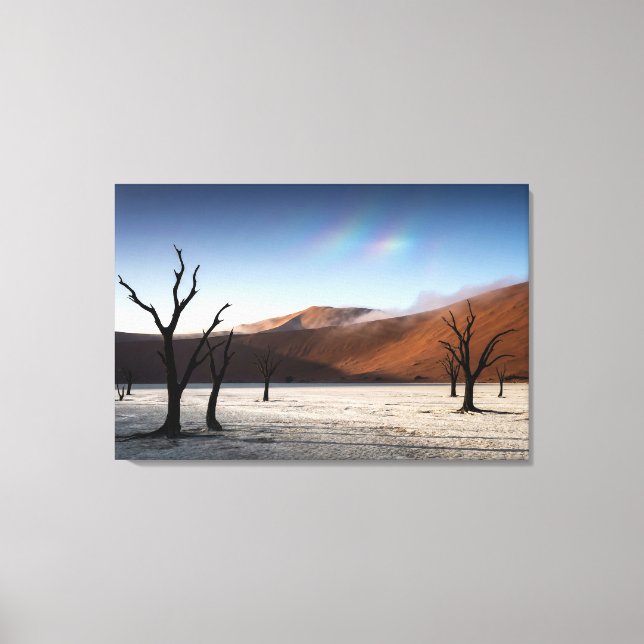 Impressão Em Tela Ethereal Deadvlei Namibia - Hyper-Realistic Desert (Frente)