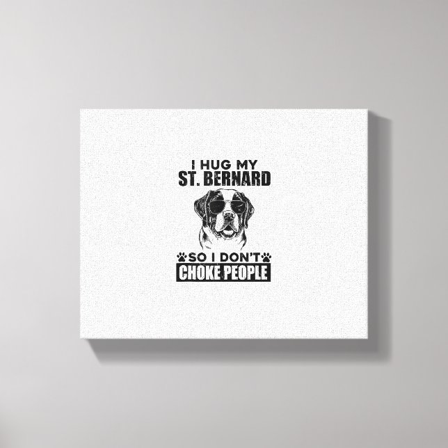 Impressão Em Tela Eu Abraço Minha Rua Bernard Para Que Eu Não Engole (Frente)