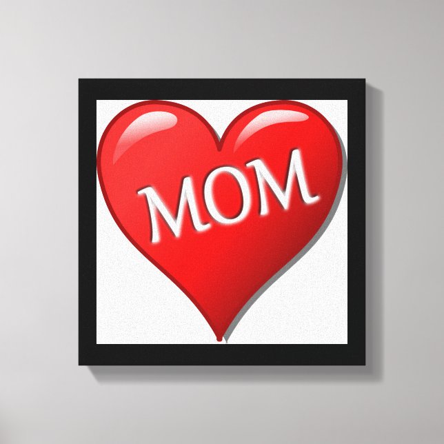 IMPRESSÃO EM TELA EU AMO A MÃE (Frente)