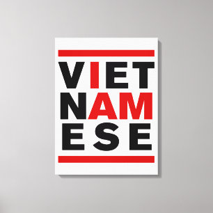 IMPRESSÃO EM TELA EU SOU VIETNAMESA