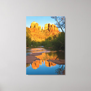 Impressão Em Tela EUA, Arizona. Cathedral Rock ao pôr do sol