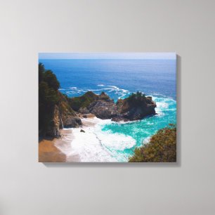 Impressão Em Tela EUA, Califórnia. Vista das Mcway Falls