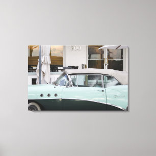 Impressão Em Tela EUA, Florida, Miami Beach: Praia sul, 1956