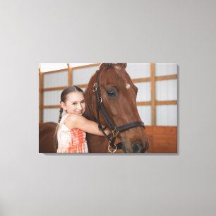 Impressão Em Tela EUA, Illinois, Metamora, retrato do sorriso