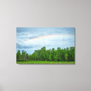 Impressão Em Tela EUA, Minnesota. Prado verde com flores silvestres