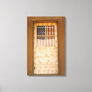 Impressão Em Tela EUA, New mexico, Taos: Povoado indígeno do indian