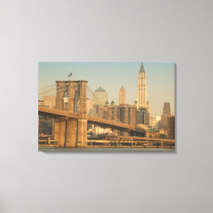 Impressão Em Tela EUA, Nova York, Nova Iorque, Manhattan: