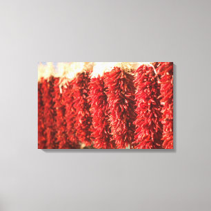 Impressão Em Tela EUA, Novo México, Papais noeis Fe: Papais noeis Ce